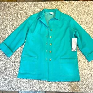 NWT Vintage women’s button front jacket